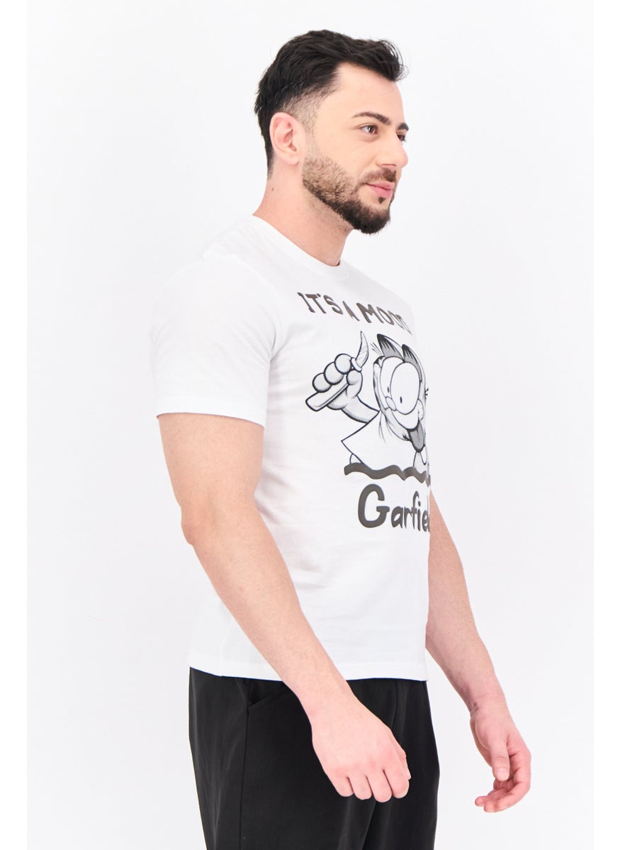 nickelodeon Men Crew Neck Short Sleeve Graphic T Shirt, White  - Image 2