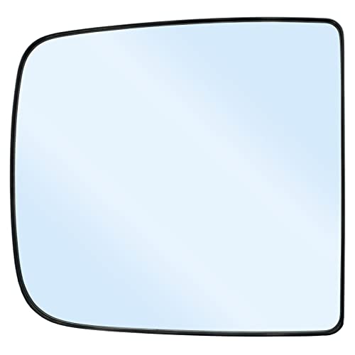 SKARUMMER Passenger Right Side Tow Mirror Glass Replacement for 2009-2020 Dodge Ram 1500 2500 3500 4500 5500 Towing Mirrors - Side View Heated Convex Mirror Glass with Rear Holder, Replace 68067726AA - Image 1
