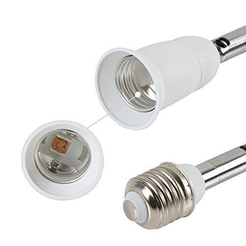 ELECTOP Light Socket Extender 90 Degree Bending E27 to E27 Bulb Base Lamp Holder 180 Degree Adjustable Adapter - Image 5