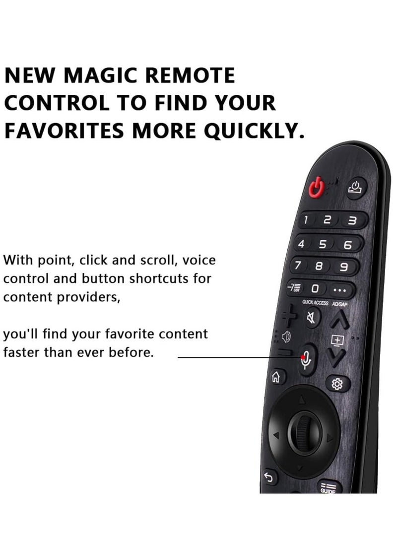 ELTRAZONE Magic Remote Control AKB75855501 MR20GA for LG Smart TV, AN-MR20GA for LG Magic Remote Control with Voice Recognition and Pointer with battery - Image 3