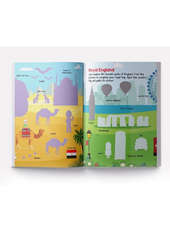 null - My First Travel Sticker Book (Exciting Sticker Books With 1 Plus Colourful Stickers) Paperback by Wonder House Books - Image 1