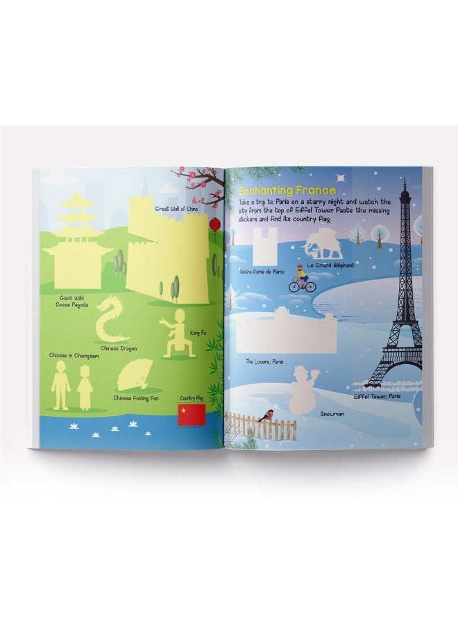 null - My First Travel Sticker Book (Exciting Sticker Books With 1 Plus Colourful Stickers) Paperback by Wonder House Books - Image 1