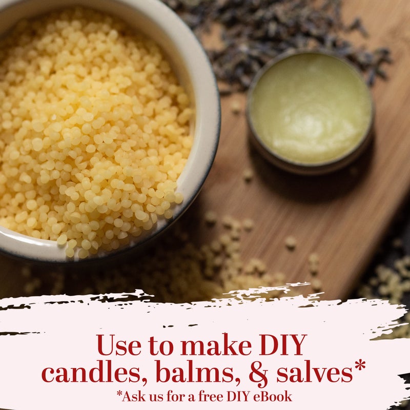 Better Shea Butter Organic Beeswax Pellets | Beeswax for Candle Making, Wax Food Wraps, Furniture Polish, Lip Balm Making | Food Grade, 100% Pure, Yellow Beeswax Pastilles | 1 LB - Image 2