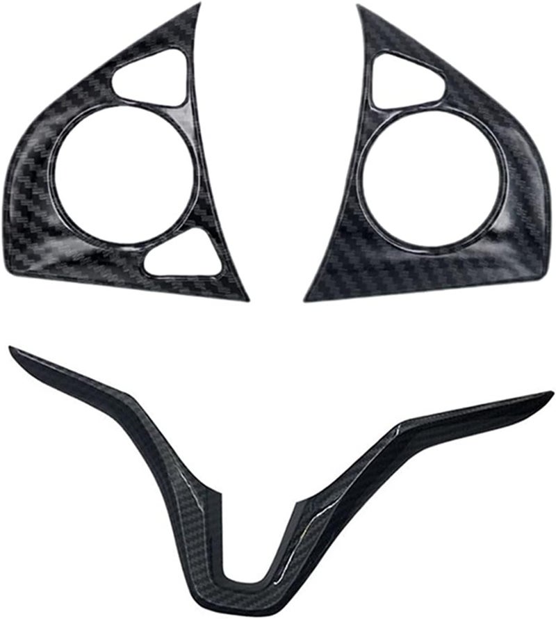 Wivplex Carbon Fiber Steering Wheel Cover Trim for HR-V 2014-2020 - Image 1