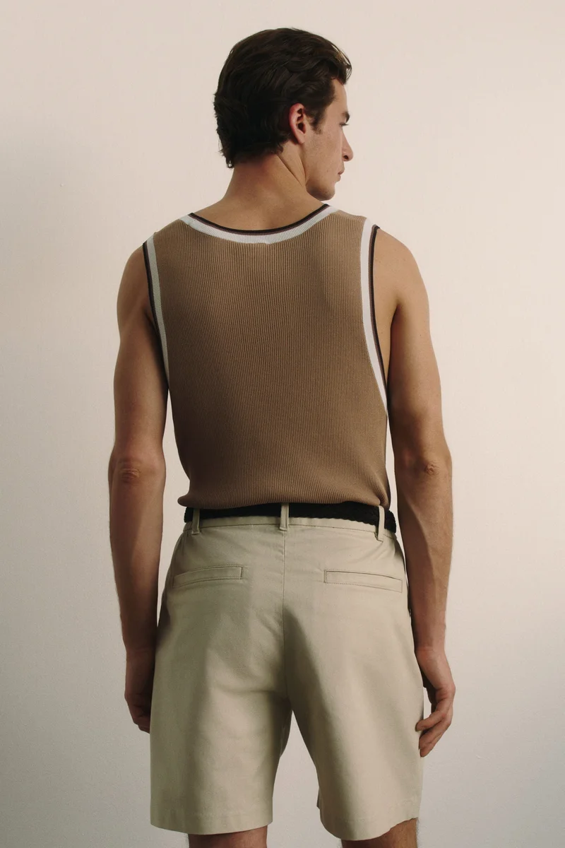 H&M  Slim Fit Ribbed vest top for Men | Best Price UAE