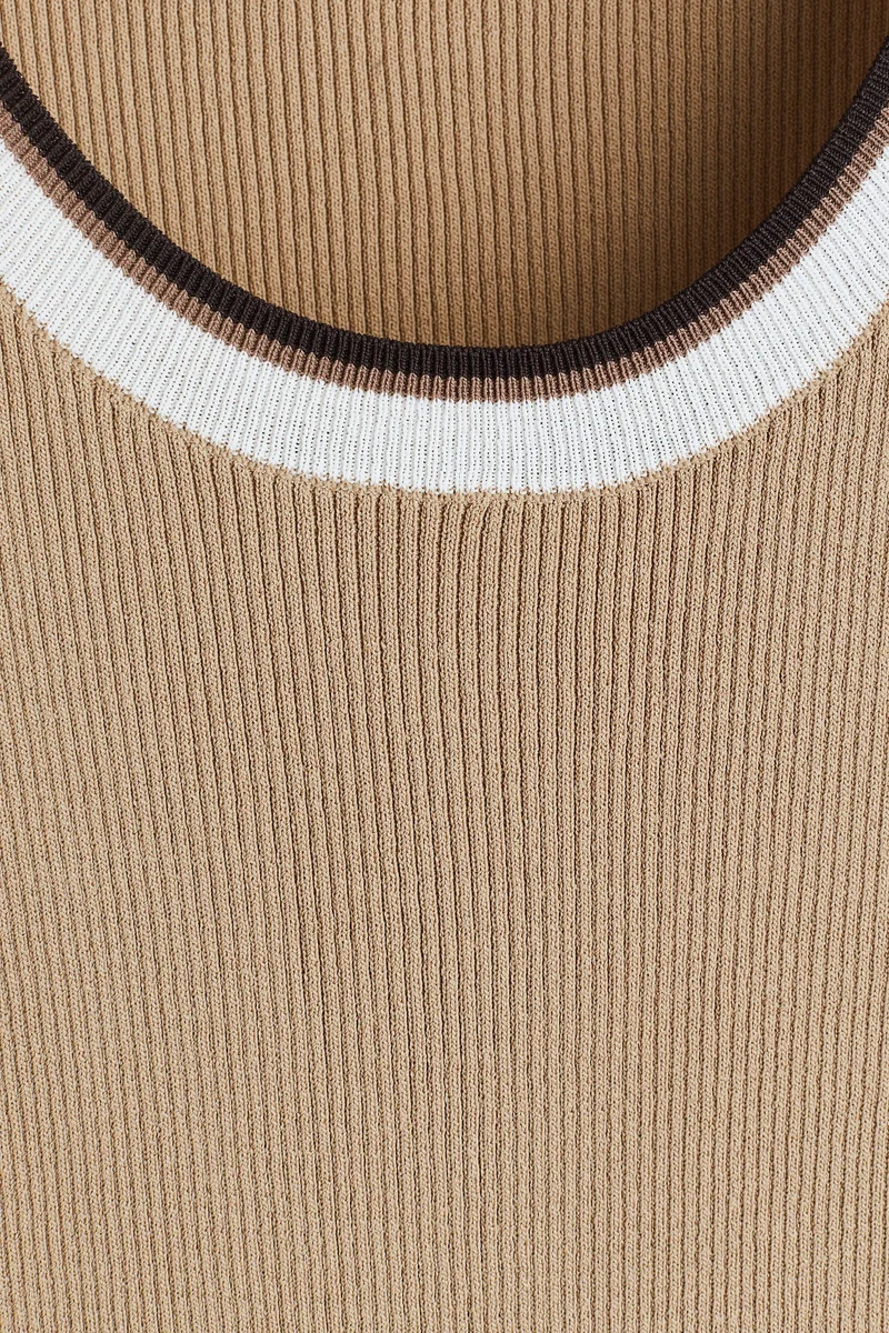H&M  Slim Fit Ribbed vest top for Men | Best Price UAE