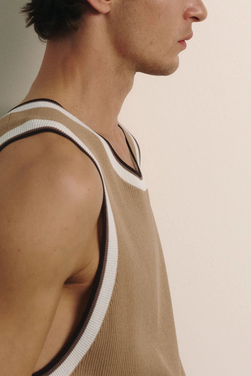 H&M  Slim Fit Ribbed vest top for Men | Best Price UAE