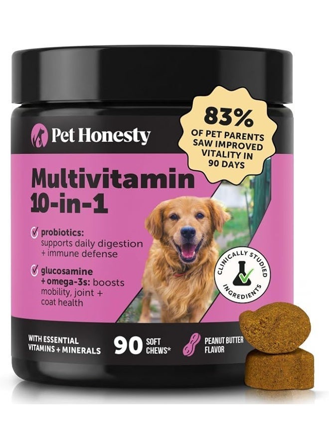 Pet Honesty فيتامينات متعددة للكلاب 10 في 1 مع الجلوكوزامين - Image 1