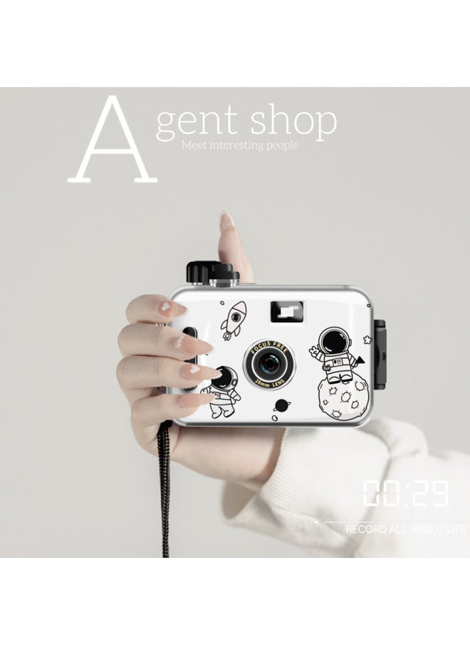 Generic Birthday Gift Girls Non-Parole Camera Student Party Starter Film Fool Retro Film Tanabata Valentine's Day-Color:Film--lost Universe_limited Edition-official Gift Box (excluding Film)  - Image 1