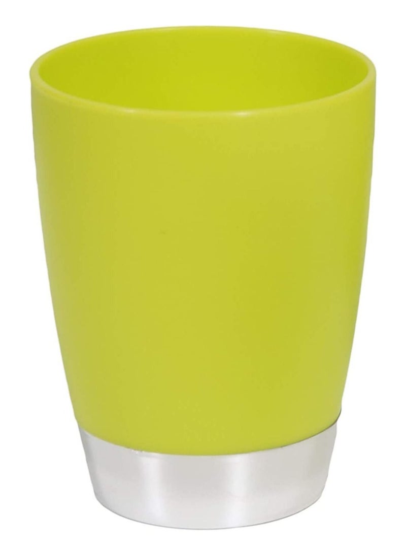 Bathlux - 4-Piece Bathroom Accessory Set - Fashion Plastic Green - Image 1