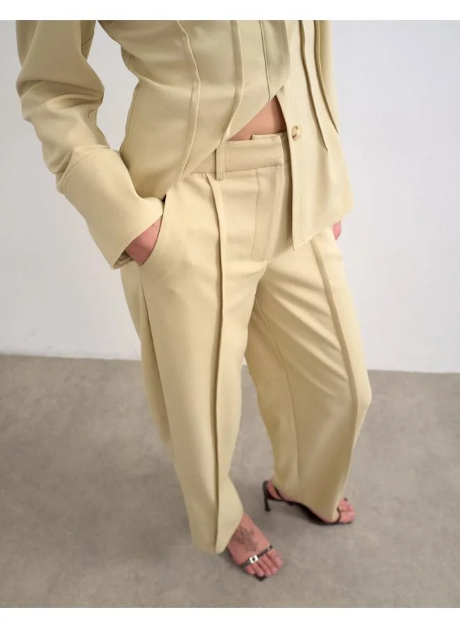 TOPSHOP Casual Wide Leg Trousers