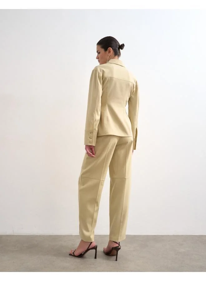 TOPSHOP Casual Wide Leg Trousers