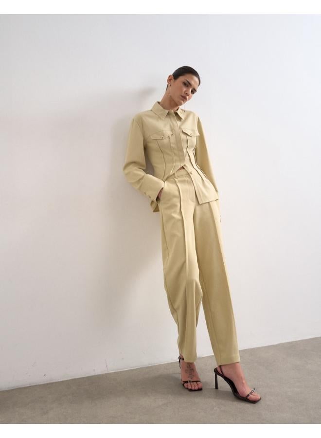 TOPSHOP Casual Wide Leg Trousers - Image 5