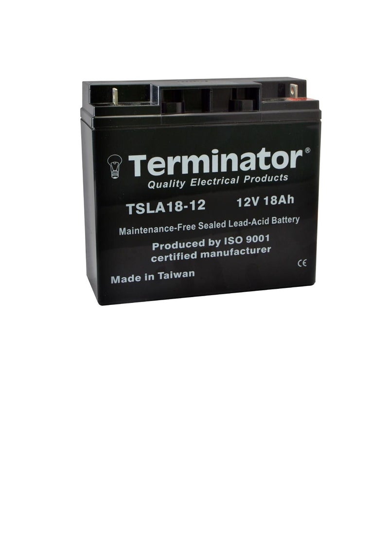 Terminator Terminator Sealed Lead Acid Battery 12V-18Ah TSLA 18-12  - Image 3