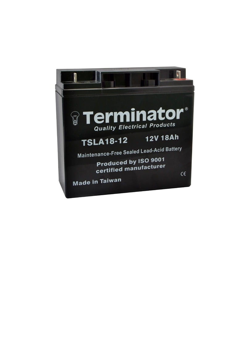 Terminator Terminator Sealed Lead Acid Battery 12V-18Ah TSLA 18-12  - Image 2