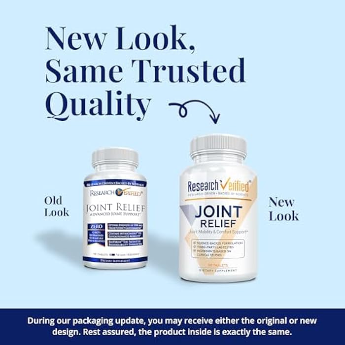 Research Verified Joint Support - Glucosamine, MSM, Turmeric, Boswellia, BioPerine - Vegan - 90 Capsules - 1 Month Supply - Image 2