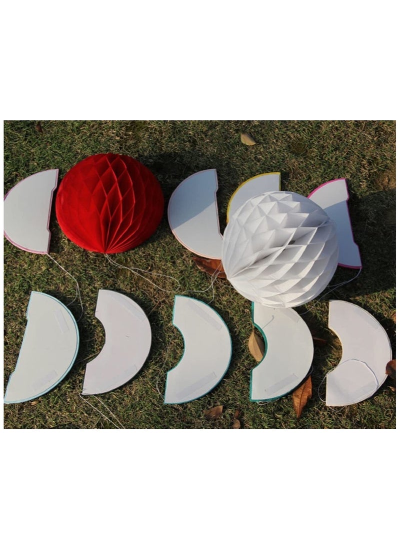 Boxwoods I Love Uae Banner With Flag Color Balloons And HoneyComb Hearts And Balls Shape Hangings For National Day Decoration  - Image 2