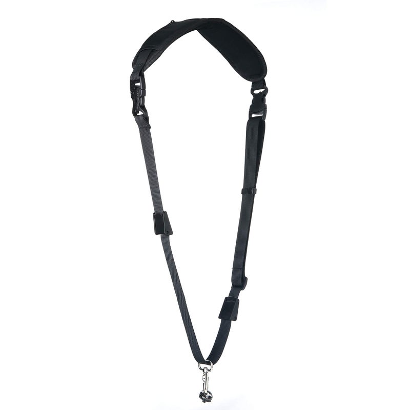 Ruittos حزام كاميرا رويتوس، حزام كتف DSLR، حزام عبر الجسم مع جيب تخزين سريع الإطلاق باللون الأسود - Image 2