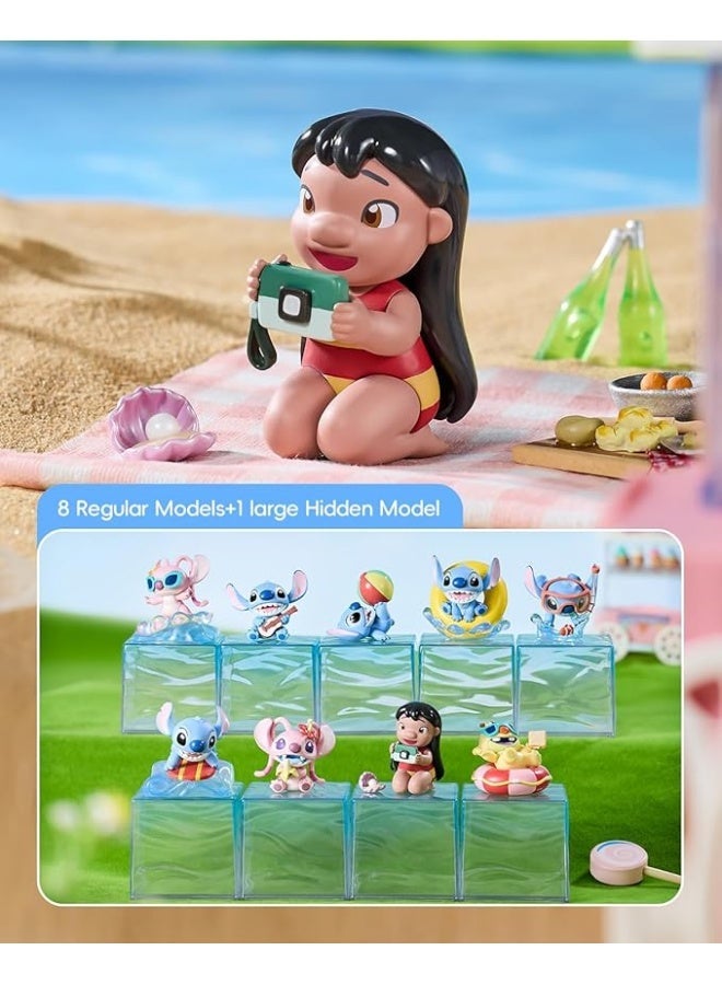 MINISO x Disney Stitch Summer Party Collection Collectible Figure Blind Box, Full Display Set of 8 Sealed Mystery Boxes, Character Collectible for Display and Gifting - Image 5