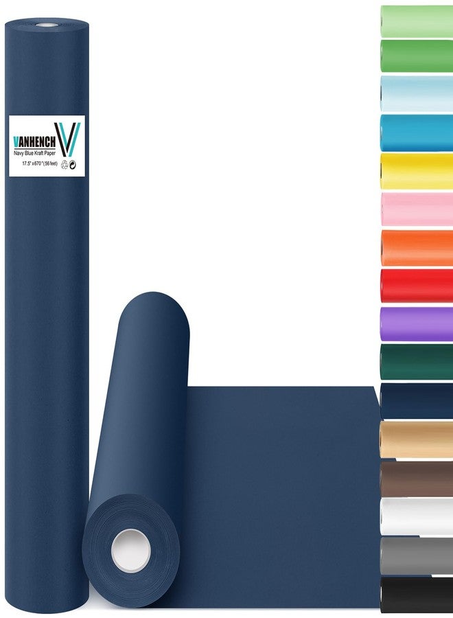 Vanhench Black Wrapping Paper, 17.5" x 963" (80 1/4FT), Art Paper, Birthday, Bouquet Flower Wrapping, 80GSM 55LB - Image 1