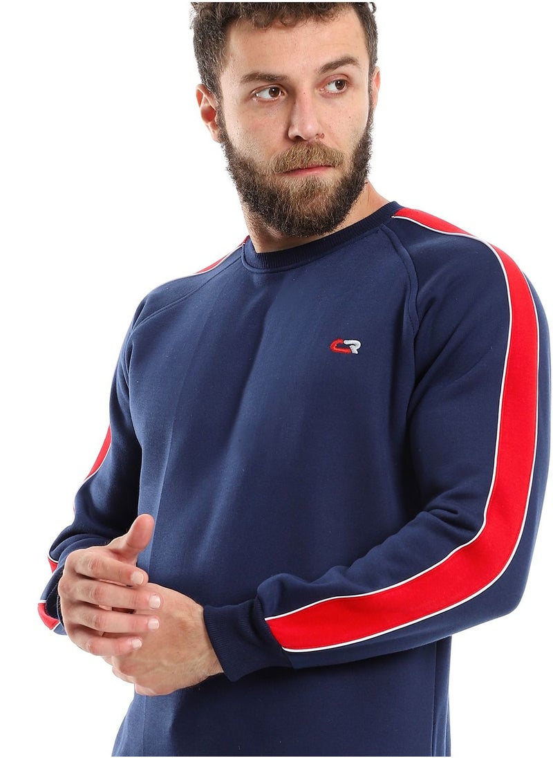 Caesar - Sweatshirts Round With Line On The Shoulder - Image 1