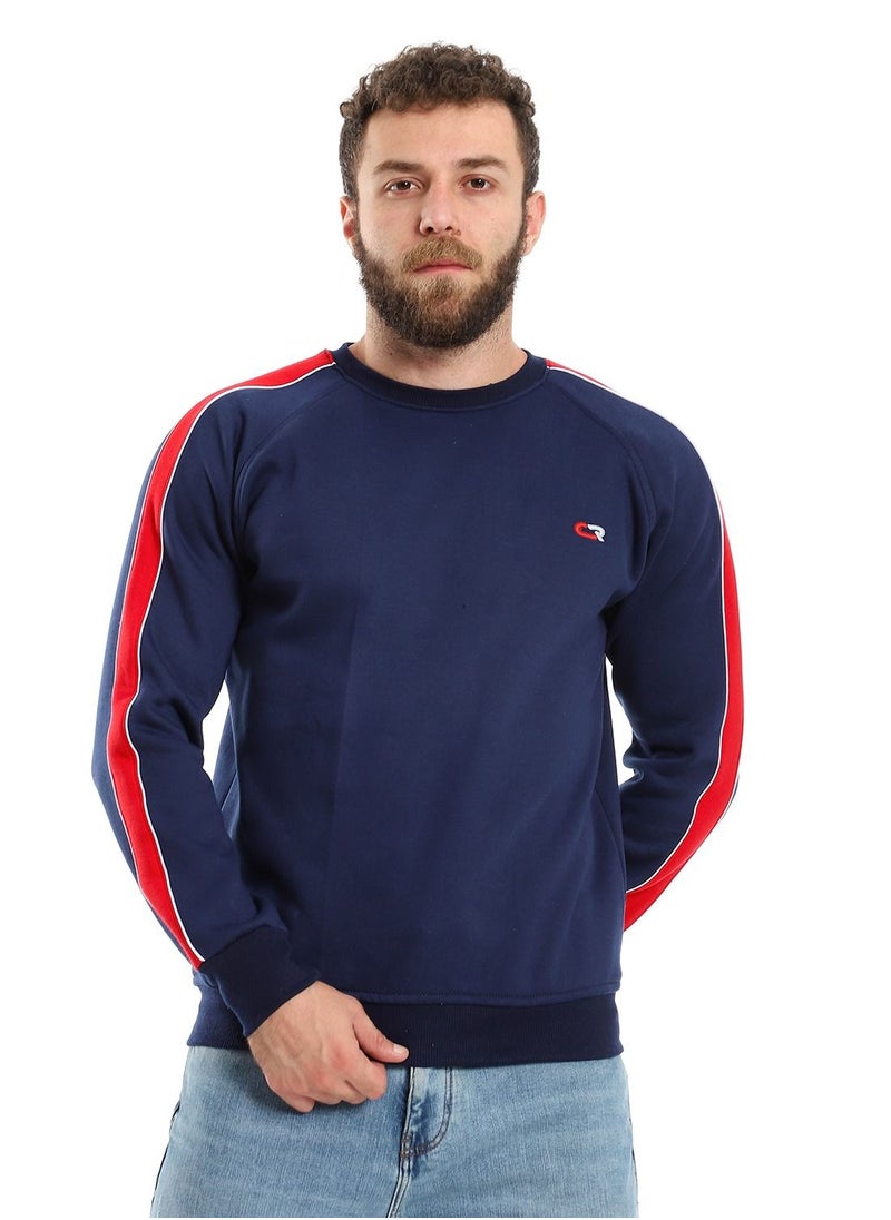 Caesar - Sweatshirts Round With Line On The Shoulder - Image 1