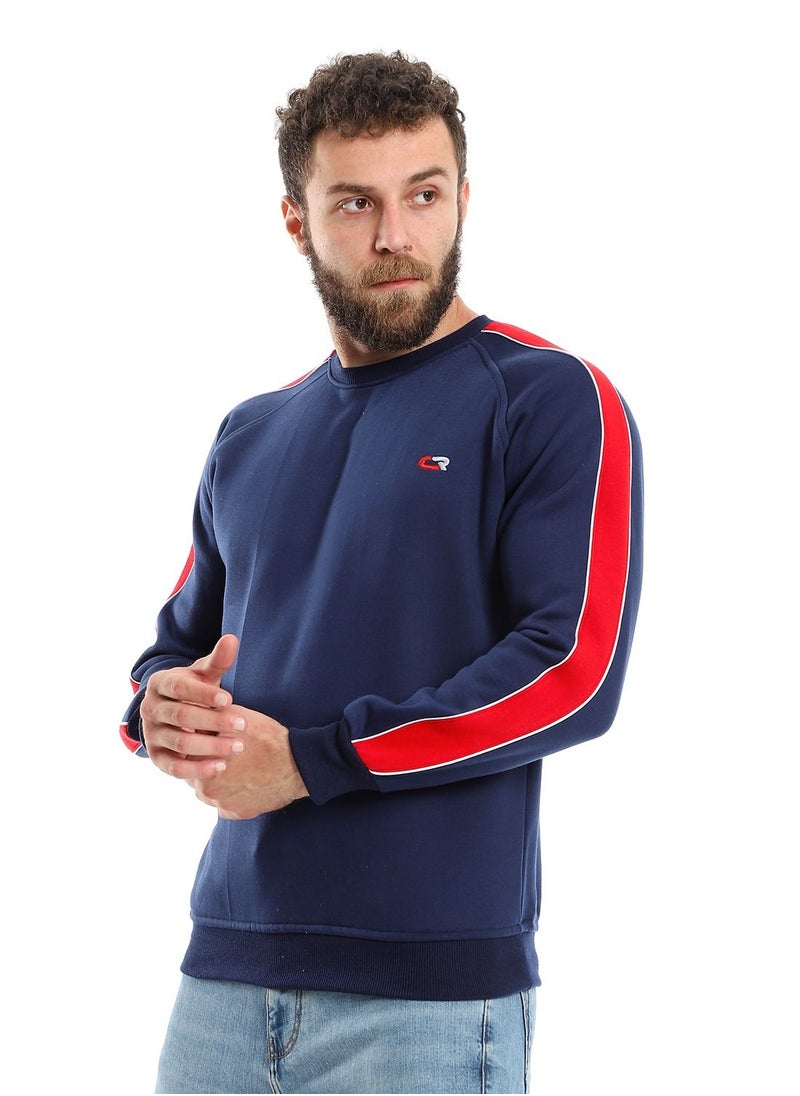 Caesar - Sweatshirts Round With Line On The Shoulder - Image 1