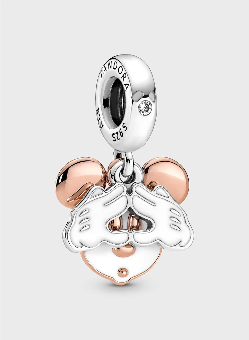 PANDORA Disney Mickey Mouse Double Dangle Charm