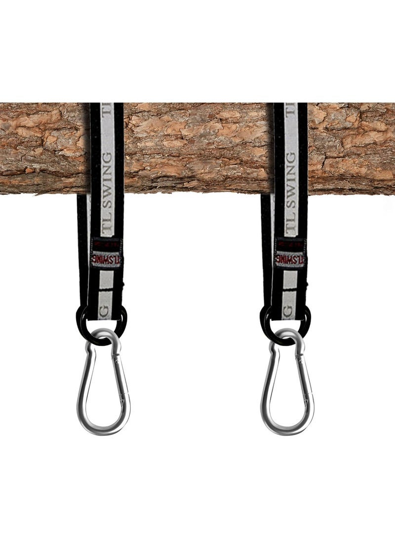 Funz 2PCS Tree Swing Straps Tree Swing Hanging Kit, Hanging Straps Suitable for Swing Seat, Machine Attachment for Gym - Image 1
