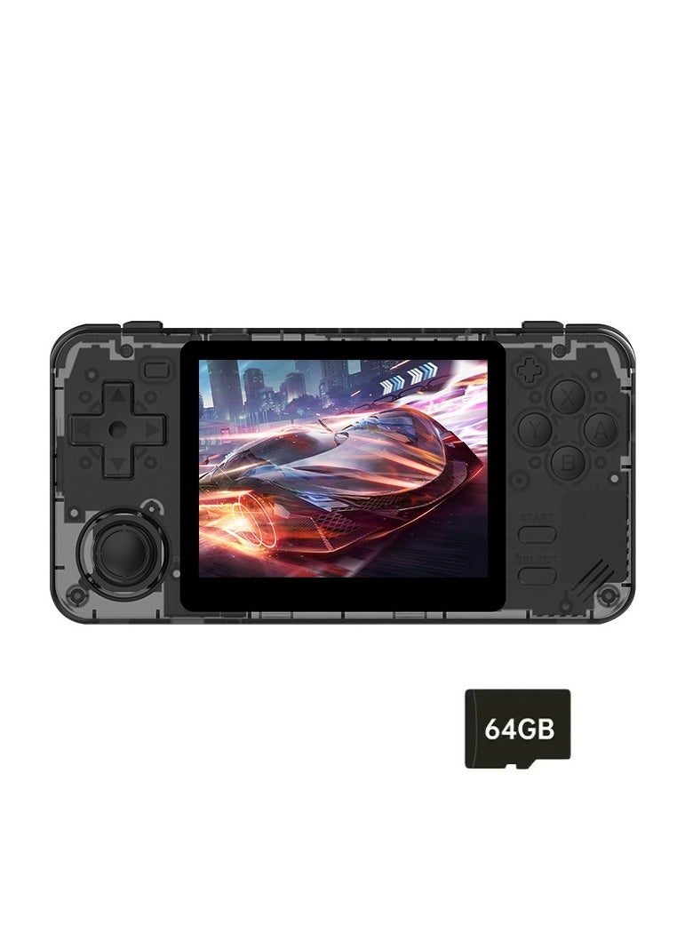 Powkiddy POWKIDDY RGB10X Handheld Game Console, 3.5-inch IPS OCA full lamination Screen Retro Video Game Console Open Source Linux Game Player, Support WiFi u0026 Bluetooth,10000+ Games Portable PSP (Black,  - Image 1