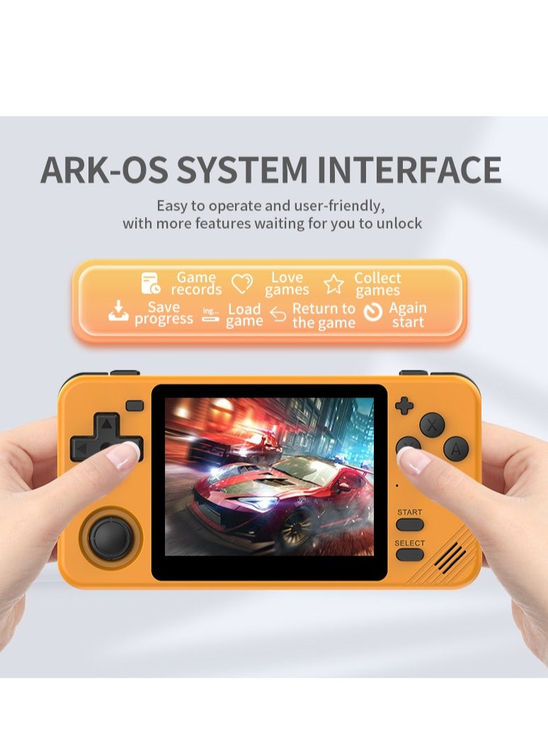 Powkiddy - POWKIDDY RGB10X Handheld Game Console, 3.5-inch IPS OCA full lamination Screen Retro Video Game Console Open Source Linux Game Player, Support WiFi u0026 Bluetooth,10000+ Games Portable PSP (Black, - Image 1