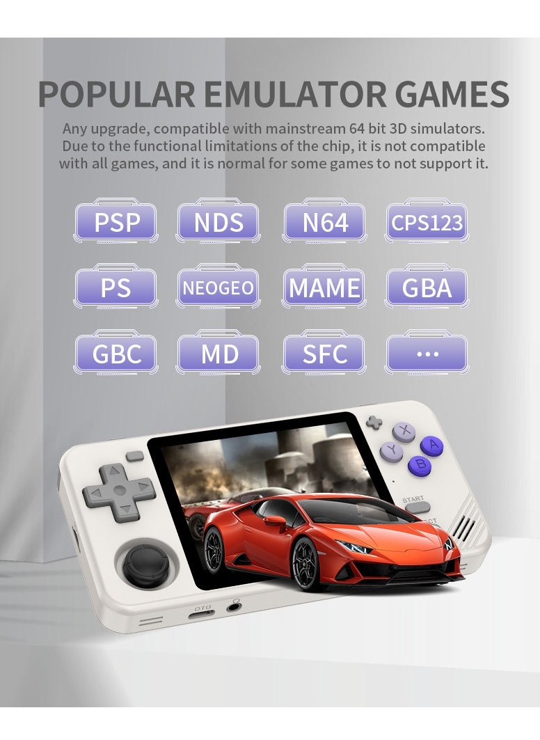 Powkiddy - POWKIDDY RGB10X Handheld Game Console, 3.5-inch IPS OCA full lamination Screen Retro Video Game Console Open Source Linux Game Player, Support WiFi u0026 Bluetooth,10000+ Games Portable PSP (Black, - Image 1
