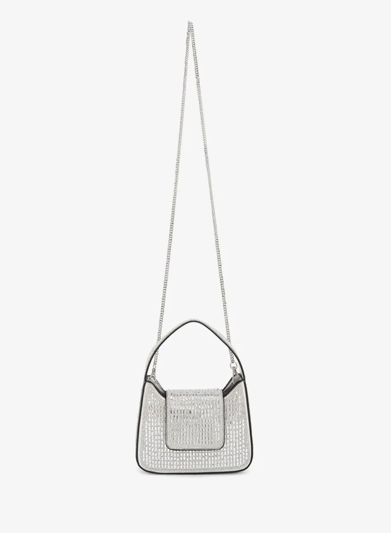 سيليست Embellished Crossbody Bag With Chain Strap Ramadan Collections