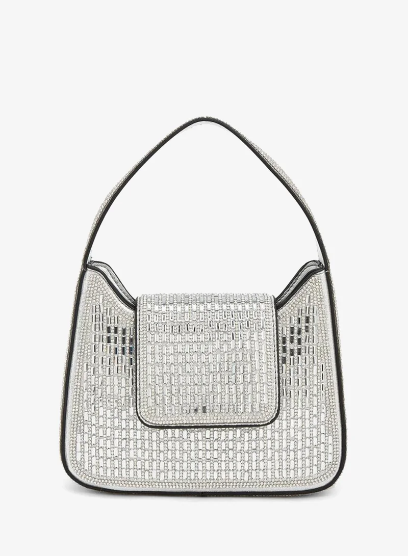 سيليست Embellished Crossbody Bag With Chain Strap Ramadan Collections