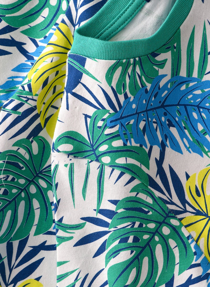 JAM Round neck s/slv aop knit t-shirt - Image 4