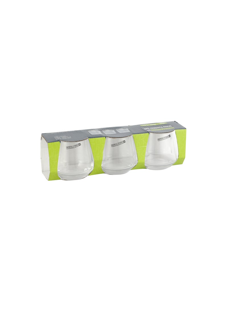 Royalford 290ML Crystal Clear Glass Tumbler Set-RF12590/ Dishwasher Safe, Lead-Free, Crystal Clear Construction/ Multi-Purpose, Perfect For Hot and Cold Beverages like Tea, Coffee, Water, Juices - Image 4