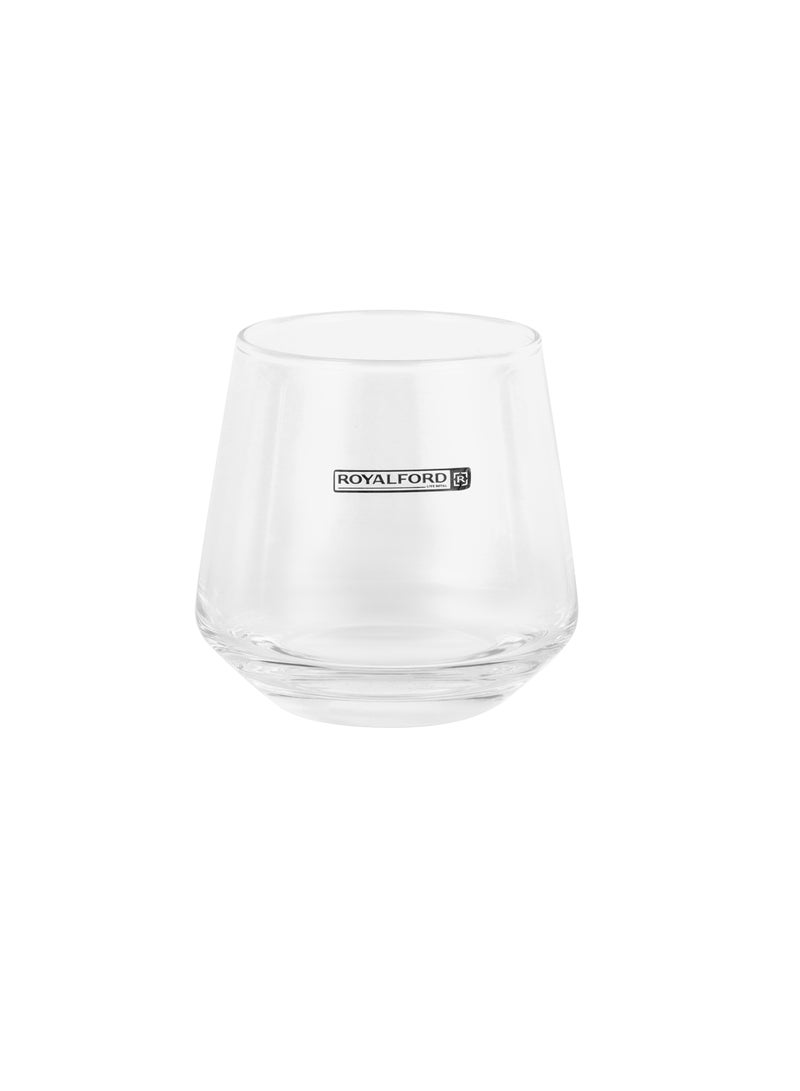 Royalford 290ML Crystal Clear Glass Tumbler Set-RF12590/ Dishwasher Safe, Lead-Free, Crystal Clear Construction/ Multi-Purpose, Perfect For Hot and Cold Beverages like Tea, Coffee, Water, Juices - Image 3
