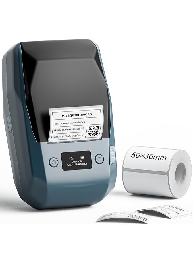 NIIMBOT M2 Label Printer + Labels, Support 8 to 10 Years and -20°C to 100°C No Fading, for Home, Office, Outdoor, Work - Image 1