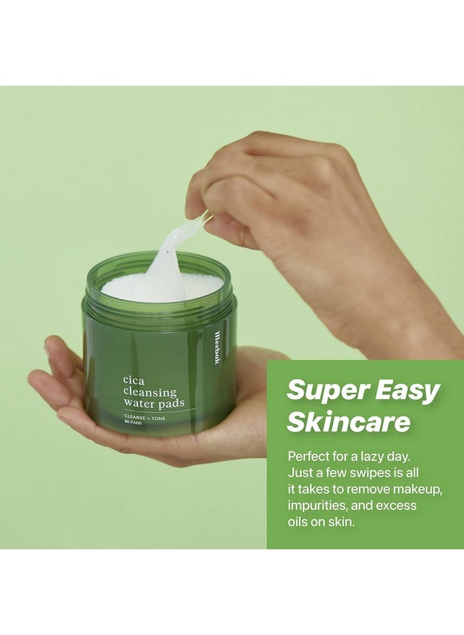 Meebak - Makeup Wipes Remover Pads For Sensitive Skin Cica Korean Facial Wipes For Eye Face Pores - Image 1
