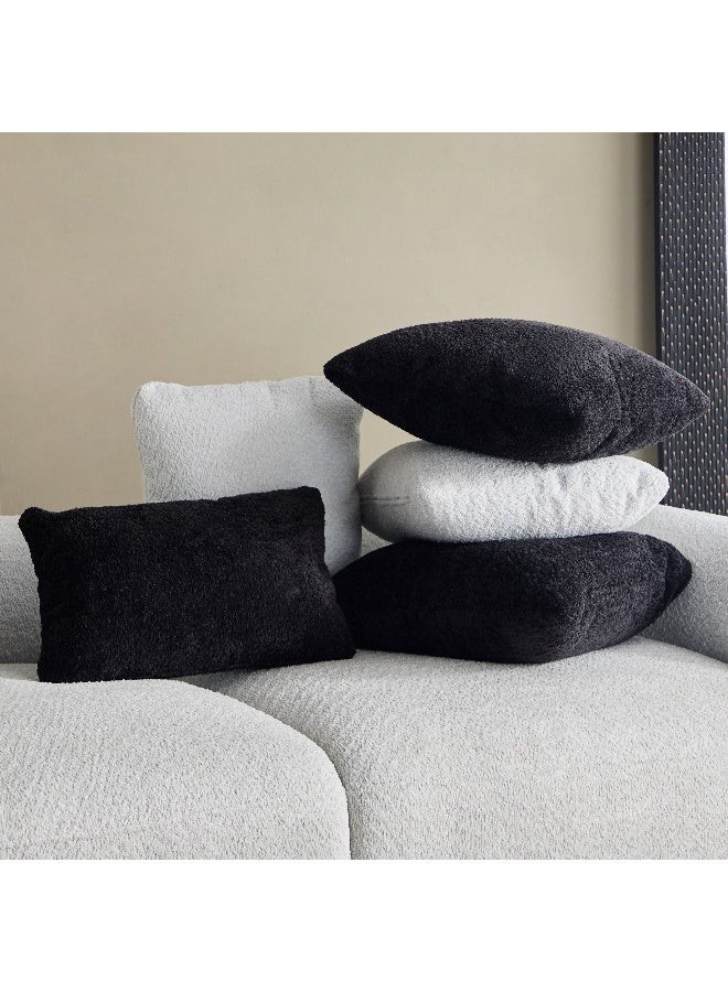 Home Box Delmon 3-Seater Large Fabric Sofa with 5 Cushions - Image 4