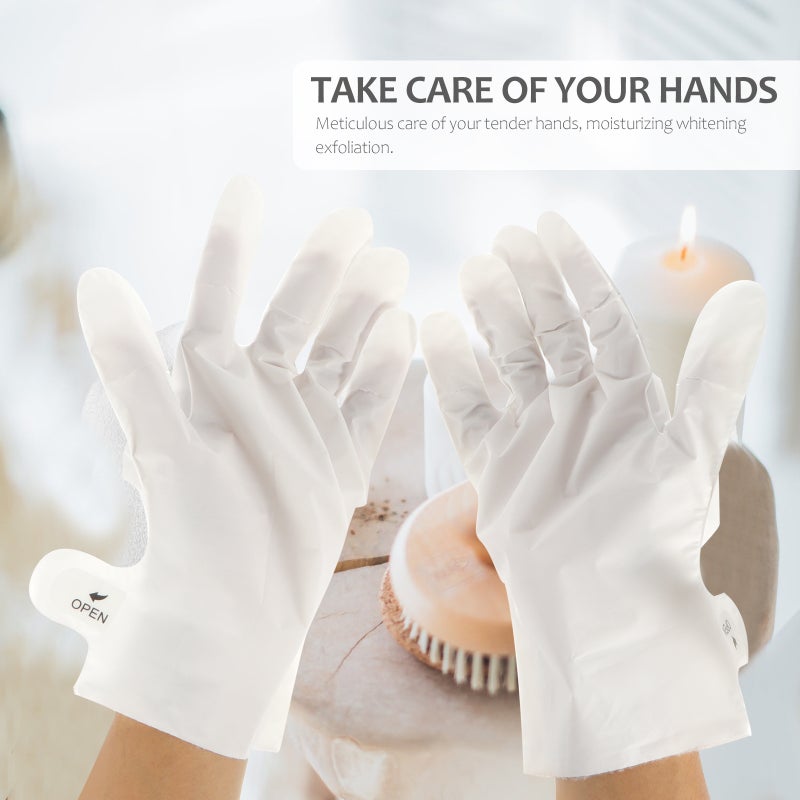 5 Pcs Moisturizing Hand Masks Exfoliating Tendering Hand Masks(Without Emulsion) - Image 3