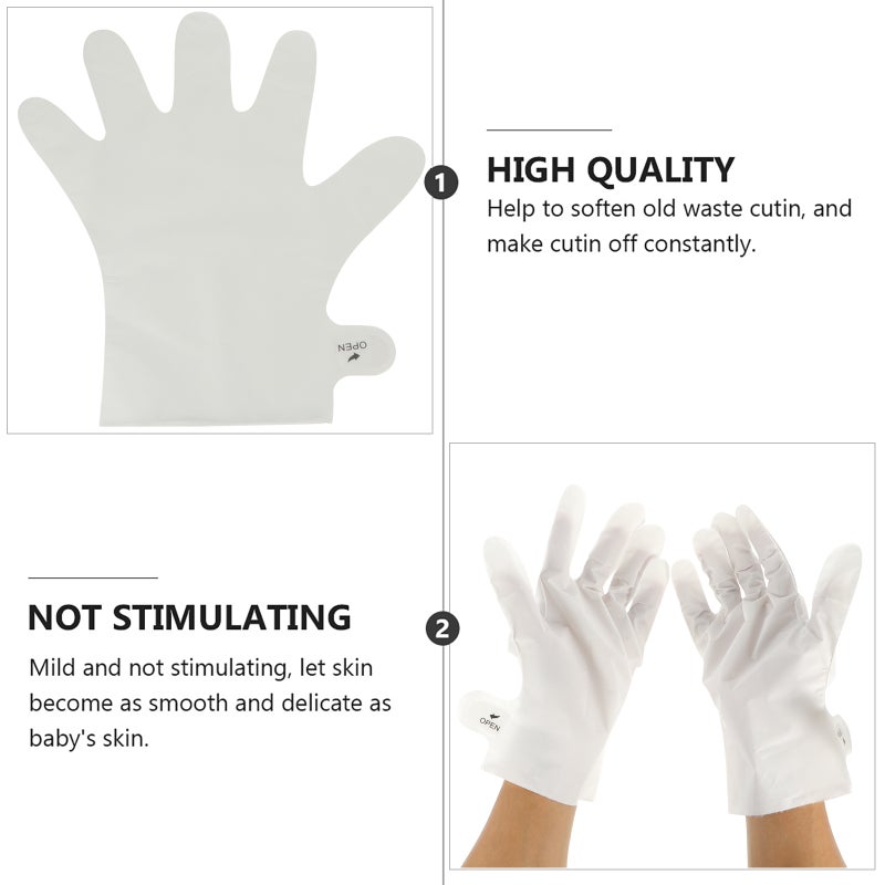 5 Pcs Moisturizing Hand Masks Exfoliating Tendering Hand Masks(Without Emulsion) - Image 4