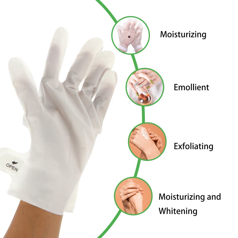 5 Pcs Moisturizing Hand Masks Exfoliating Tendering Hand Masks(Without Emulsion) - Image 1