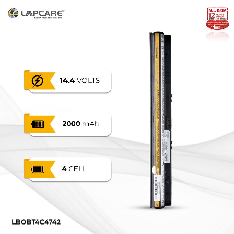 Lapcare بطارية متوافقة مع Lenovo G50 Z50 Z40-70 Z50-70 Z40-75 G50-70 G50-70M G50-80 G50-30 G50-45 G400S G405S G410S G500S G510S S410P S510P Z710 - Image 3