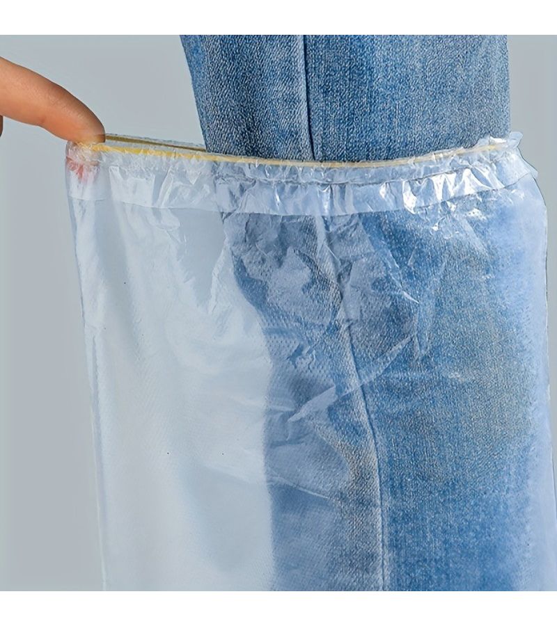 White Non Slip PVC Shoe Covers for Rain Durable Washable Disposable Outdoor Use - Image 1