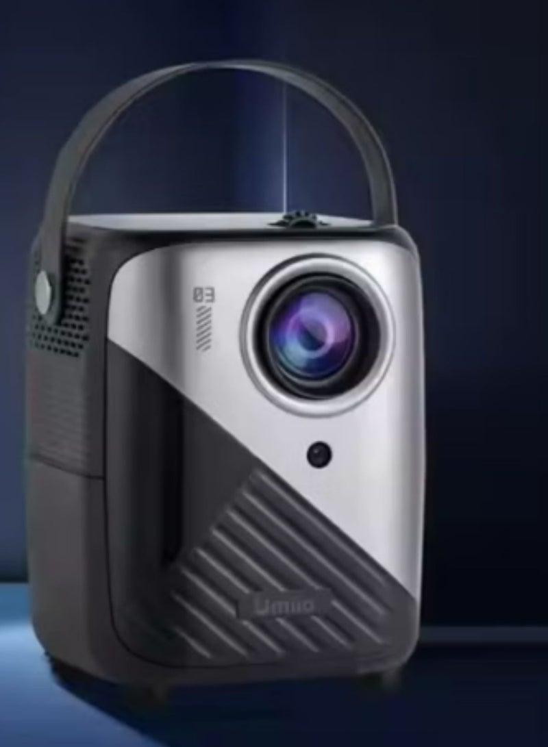 أوميو جهاز عرض ألعاب Q3 Pro WiFi Bluetooth، مشغل فيديو منزلي بدقة 4K مع وحدة تحكم ألعاب لاسلكية مزدوجة، جهاز عرض Keystone الذكي متوافق مع Android وiOS والكمبيوتر الشخصي، شاشة 50-150 بوصة - أسود - Image 2