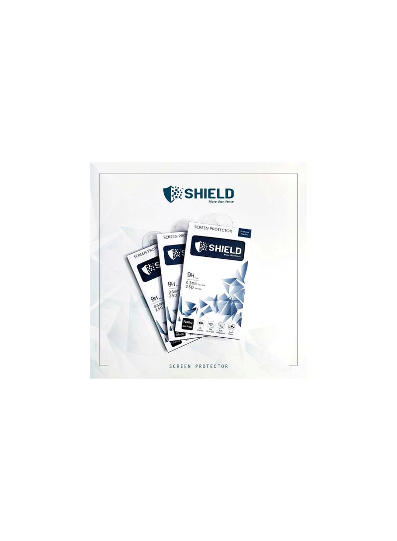 شيلد SHIELD Screen Protector 9D Glass "Full Coverage" For iPhone 14 Pro - Black - Image 1