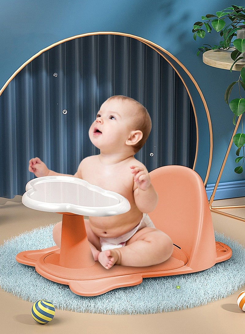 ما بيبي طفل كرسي حمام ، طفل لطيف كرسي حمام الكرتون ، قابل للفصل والتركيب طفل كرسي دش - Image 1