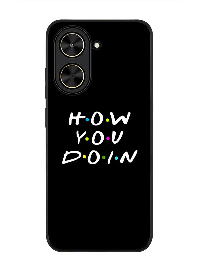 Stylizedd For Xiaomi Poco C71 / Redmi A5 4G Case,Slim fit Camera Protection, Shockproof Thin Phone cover  - How you doin
