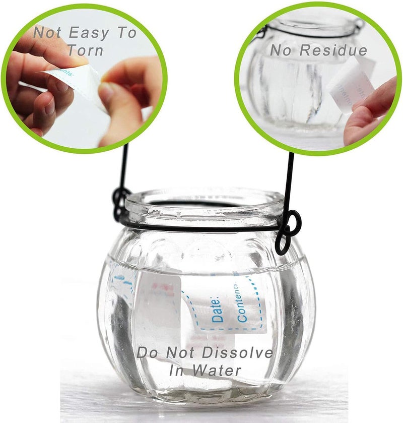 klarako 150/600pcs Freezer Labels Easy Peel Off Frozen Food Storage Labels, Removable Fridge 1x3 inch Self Adhesive Food Date Label Stickers Tape  Mixed 600pcs - Image 5